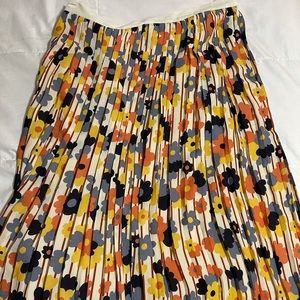 ModCloth midi floral skirt